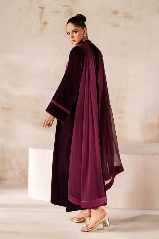 SOLID VELVET SUIT EN-1215 (PRE-ORDER)