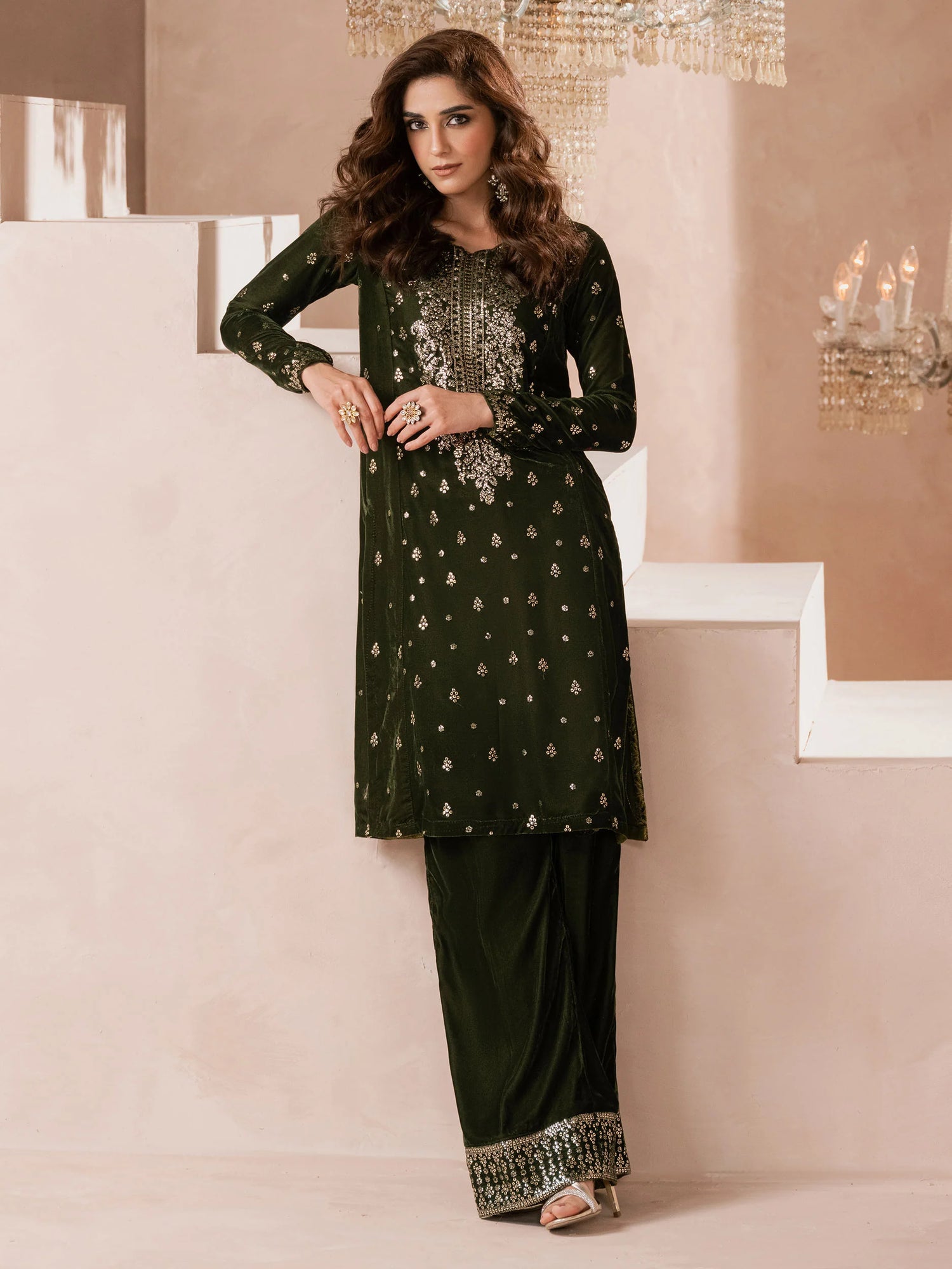 Pakistani Velvet Suits Collection