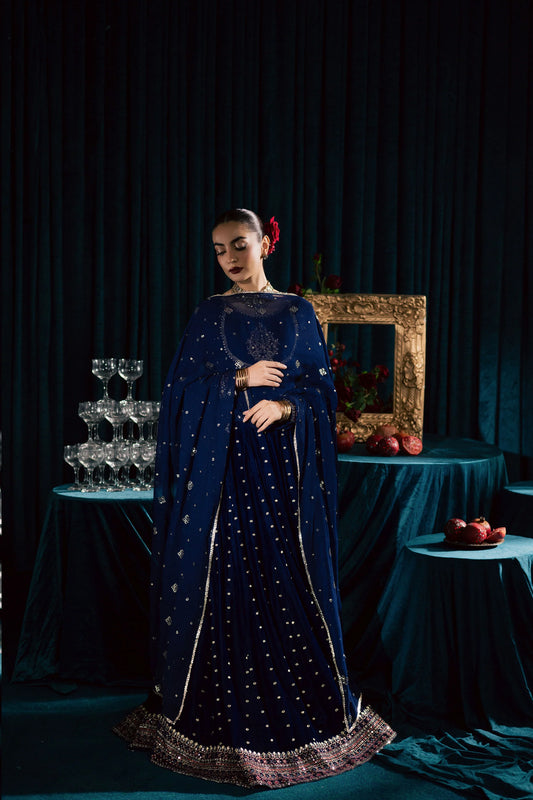 Azra 3Pc - Velvet Formal Dress (Pre-Order)