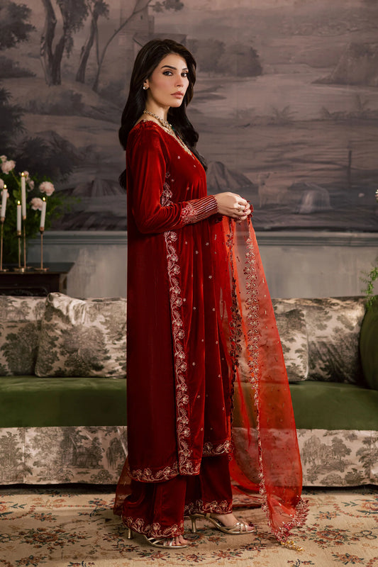 Carnelian 3Pc - Velvet Luxe Pret (Pre-Order)