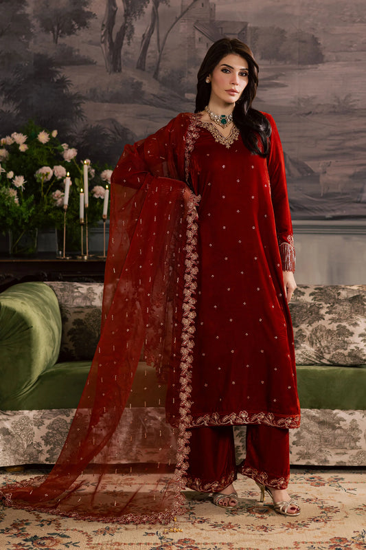 Carnelian 3Pc - Velvet Luxe Pret (Pre-Order)