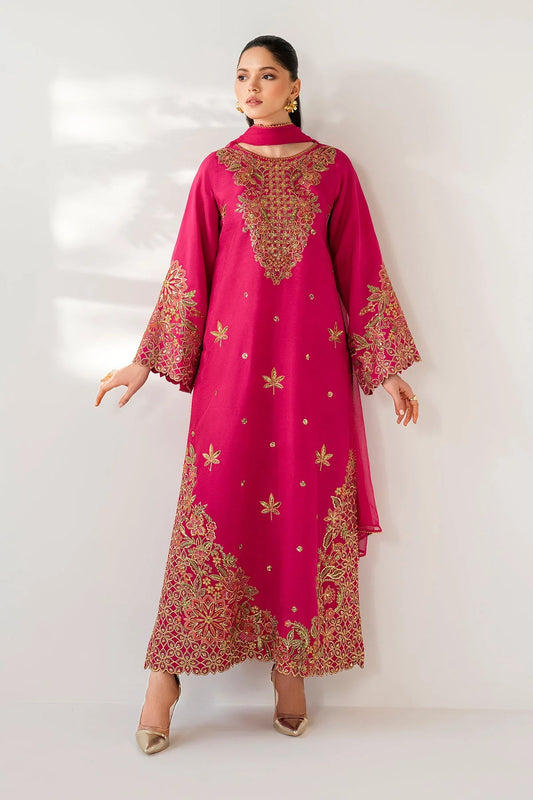 EMBROIDERED RAW SILK PR-1165 (PRE-ORDER)