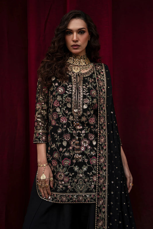 3-PC Embroidered Chiffon Suit CMA-6-212 (PRE-ORDER)