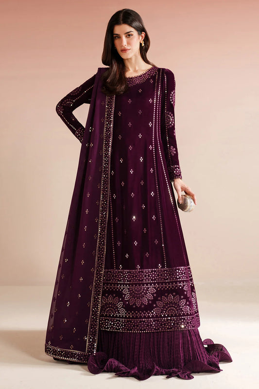 Embroidered Velvet Formal VVF25-D01(Pre-order)