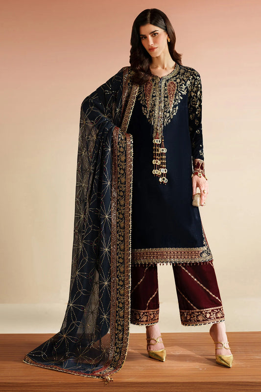 Embroidered Velvet Formal VVF25-D07(Pre-order)