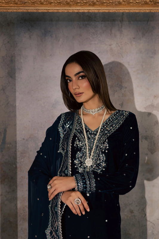 Deniz 3Pc - Velvet Formal Dress (PRE-ORDER)