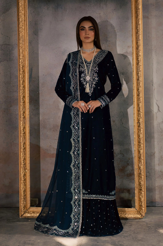 Deniz 3Pc - Velvet Formal Dress (PRE-ORDER)