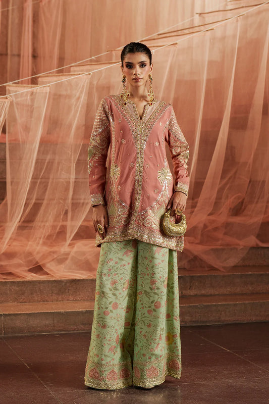 Blush Pink Embroidered suit (Pre-order)