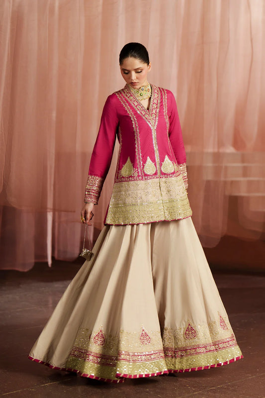 Hot Pink Embroidered Suit (Pre-Order)