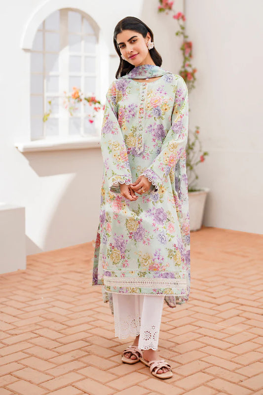 EMBROIDERED PRINTED LAWN UF-631 (PRE-ORDER)