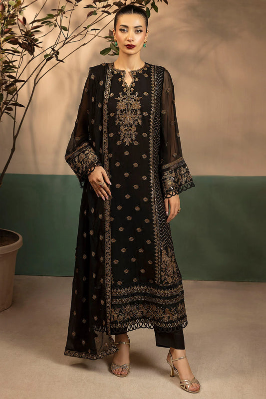 5579-VIOLA EMBROIDERED CRINKLE CHIFFON UNSTITCHED (PRE-ORDER)