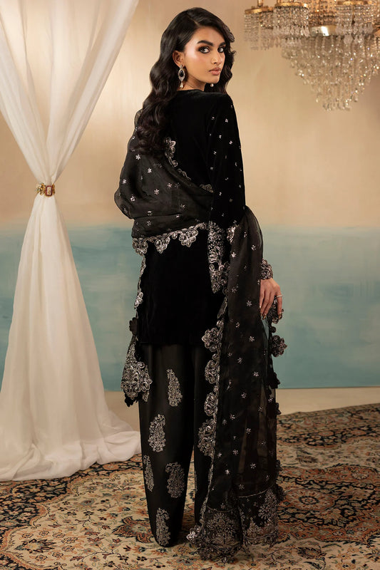 5670-KATIE EMBROIDERED VELVET UNSTITCHED (PRE-ORDER)