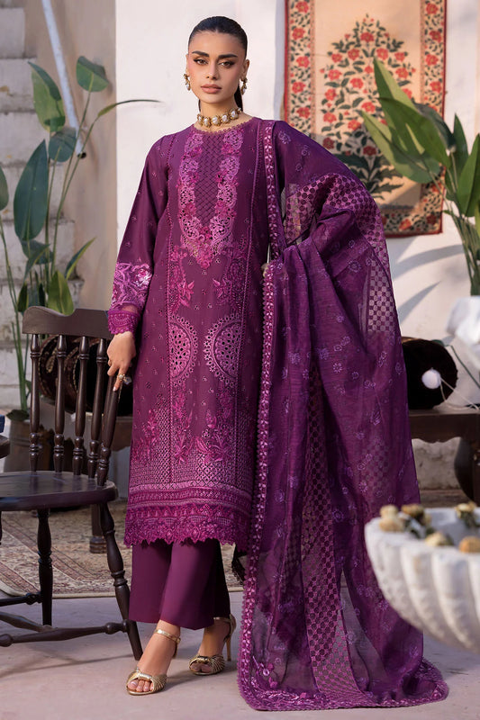 5931-CRIMSON EMBROIDERED LAWN UNSTITCHED (PRE-ORDER)