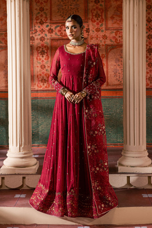 Chaotic Garet 3Pc - Chiffon Wedding Frock (Pre-Order)