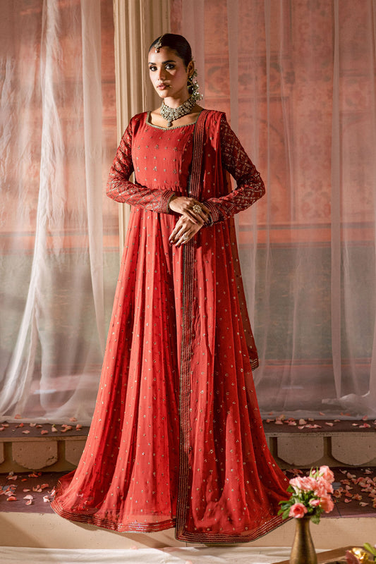 Crusteez 3Pc - Chiffon Wedding Frock (Pre-Order)