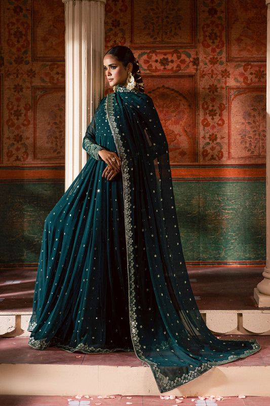 Emaline 3Pc - Chiffon Wedding Frock (Pre-Order)