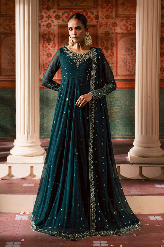 Emaline 3Pc - Chiffon Wedding Frock (Pre-Order)