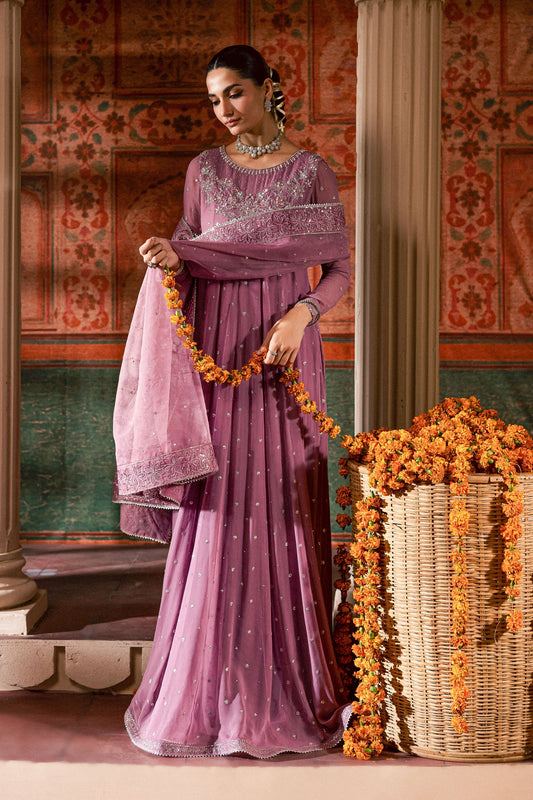 Mauve Muse 3Pc - Chiffon Wedding Frock (Pre-Order)
