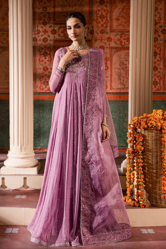 Mauve Muse 3Pc - Chiffon Wedding Frock (Pre-Order)