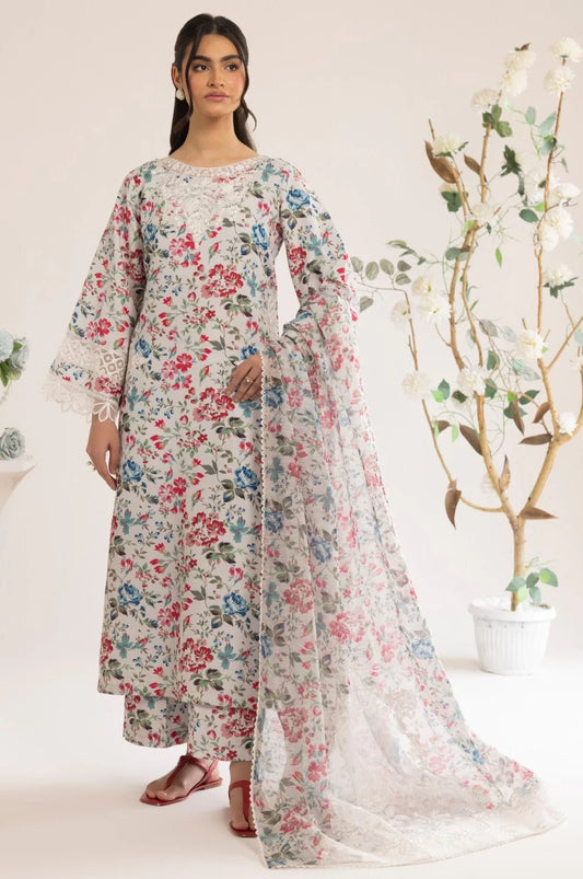 PLS-113 3PC SILK LAWN STITCHED (PRE-ORDER)