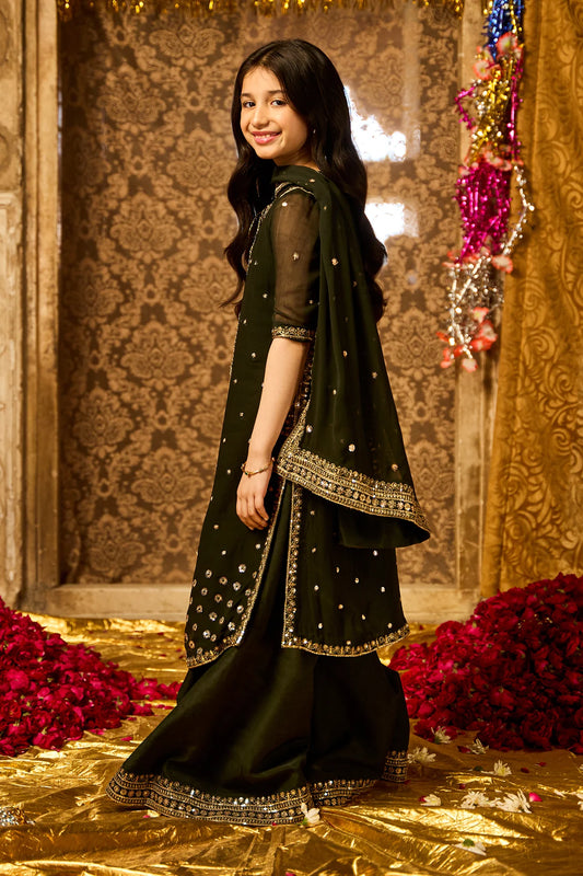 3-PC Embroidered Chiffon Suit CKP-5-201 (Pre-Order)